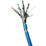 Hálózati kábel Datacom F/FTP kábel CAT6A LSOH, Eca 100m, kék palást