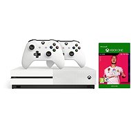 Xbox One S 1TB + FIFA 20 + 2x kontroller - Konzol