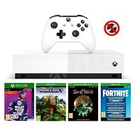 Xbox One S 1TB All-Digital + 4 játék (NHL 20, Fortnite, Minecraft, Sea of Thieves) - Konzol