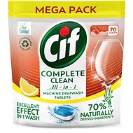 CIF All in 1 Lemon 70% Naturally 70 db - Öko mosogatógép tabletta