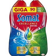 SOMAT Excellence Duo Zsíroldó 90 adag, 1,62 l - Mosogatógép gél