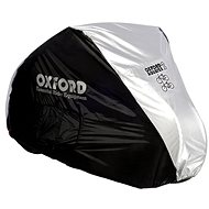 OXFORD Aquatex Ponyva két kerékpárhoz (fekete/ezüst) - Motortakaró ponyva