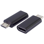 PremiumCord adapter USB-C female csatlakozó - USB 2.0 Micro-B/male - Átalakító