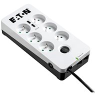 Túlfeszültségvédő EATON Protection Box 6 USB Tel@ FR, 6 kimenet, terhelés 10A, tel., 2x USB port