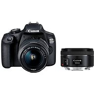 Canon EOS 2000D + EF-S 18-55 mm f/3.5-5.6 IS II + EF 50 mm f/1.8 STM - Digitális fényképezőgép