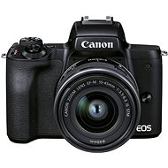 Canon EOS M50 Mark II fekete + EF-M 15-45 mm f/3.5-6.3 IS STM - Digitális fényképezőgép