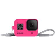 GoPro Sleeve + Lanyard (HERO8 Black) neon rózsaszínű - Kameratok