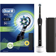 Oral B Pro 750 Black Cross Action + Utazó tok