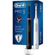 Oral-B Pro 3 – 3900, fekete és fehér - Elektromos fogkefe
