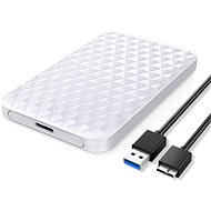 Orico 2.5" HDD/SSD box diamond white - Külső merevlemez ház