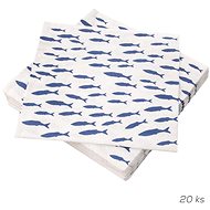 ORION papírszalvéta Kék halak SEA 20 db 33 x 33 cm