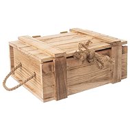 Ajándék fa láda 30x21x12 cm - Láda
