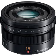 Panasonic Leica DG Summilux 15mm F1,7 ASPH fekete - Objektív
