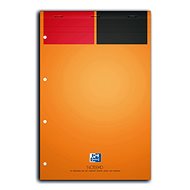 OXFORD International Notepad - tömb, A4+, 80 lap, vonalas, sárga papír