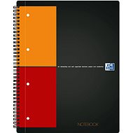 OXFORD International Notebook A4+, 80 lap, négyzetrácsos