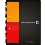 Oxford International Activebook A4+, 80 lap, négyzerácsos