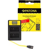 PATONA - Dual Panasonic DMW-BLC12 E LCD,USB - vel - Akkumulátortöltő
