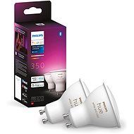 Philips Hue White and Color ambiance 5.7W GU10 szett, 2 db - LED izzó