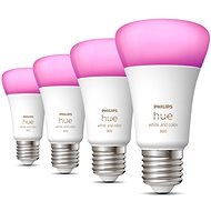 Philips Hue White and Color Ambiance 6,5W 800 E27 4db - LED izzó