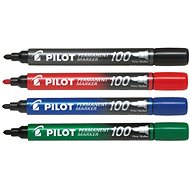 Marker PILOT Permanent Marker 100 1mm - 4 színű szett - Popisovač