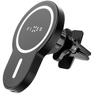 FIXED MagClick MagSafe rögzítés támogatással 15 W fekete - MagSafe mobiltelefon tartó