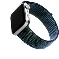FIXED Nylon Strap Apple Watch 44mm/ Watch 42mm okosórához - sötétkék - Szíj