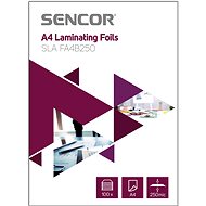 Lamináló fólia SENCOR SLA FA4B250 A4 250mic - 100 db - Laminovací fólie