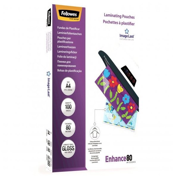 Lamináló fólia Fellowes A4 80 mic ImageLast - Laminovací fólie