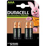 Tölthető elem Duracell Rechargeable elem 900 mAh 4 db (AAA) - Nabíjecí baterie