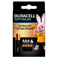 DURACELL Optimum alkáli mikro ceruzaelem AAA 6 db - Eldobható elem