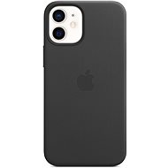 MagSafe-rögzítésű Apple iPhone 12 Mini Bőrtok - fekete - Telefon hátlap