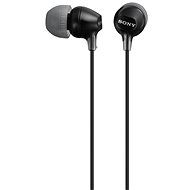 Fej-/fülhallgató Sony MDR-EX15LP, fekete