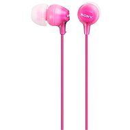 Fej-/fülhallgató Sony MDR-EX15LP rózsaszín