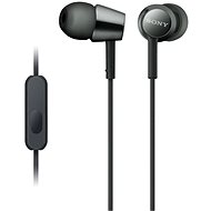 Fej-/fülhallgató Sony MDR-EX155AP, fekete