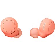 Sony True Wireless WF-C500, narancssárga-piros - Vezeték nélküli fül-/fejhallgató