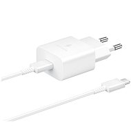 Hálózati adapter Samsung Töltő USB-C porttal (15 W) fehér - Nabíječka do sítě