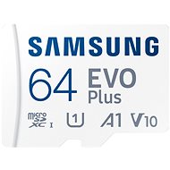 Samsung MicroSDXC 64GB EVO Plus + SD adapter