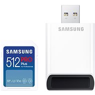 Samsung SDXC 512 GB PRO PLUS + USB adapter (2023) - Memóriakártya