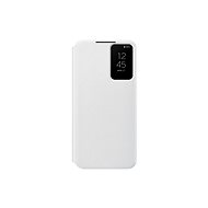 Mobiltelefon tok Samsung Galaxy S22+ 5G fehér Clear View flip tok - Pouzdro na mobil