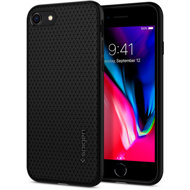Spigen Liquid Air Black iPhone 7/8/SE 2020/SE 2022 fekete tok - Telefon tok