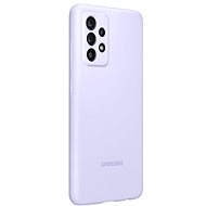 Samsung szilikon tok a Galaxy A52 készülékhez ibolya - Telefon hátlap
