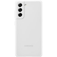Telefon tok Samsung Galaxy S21 FE 5G fehér szilikon tok - Kryt na mobil