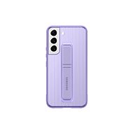 Telefon tok Samsung Galaxy S22 5G lila ütésálló kitámasztós tok - Kryt na mobil