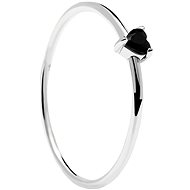 PDPAOLA Black Heart AN02-224-14 (Ag925/1000, 0,6 g), méret: 54 - Gyűrű