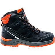 Elbrus Tares mid wp jr Black/Dark grey/Orange - Trekking cipő