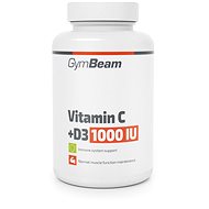 GymBeam Vitamín C + D3 1000 IU, 90 tab.