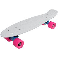 Sulov Neon Speedway fehér-rózsaszín 22"-es méret - Penny board gördeszka