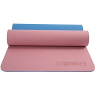 StormRed Yoga mat 8 Pink/grey - Fitness szőnyeg