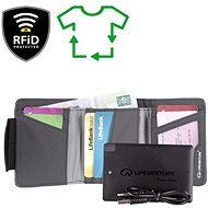 Pénztárca Lifeventure RFiD Charger Wallet Recycled szürke