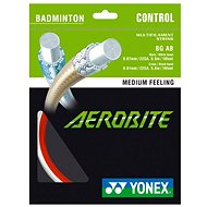 Yonex Aerobite, 0,67mm, 10m, FEHÉR/VÖRÖS - Tollasütő húr